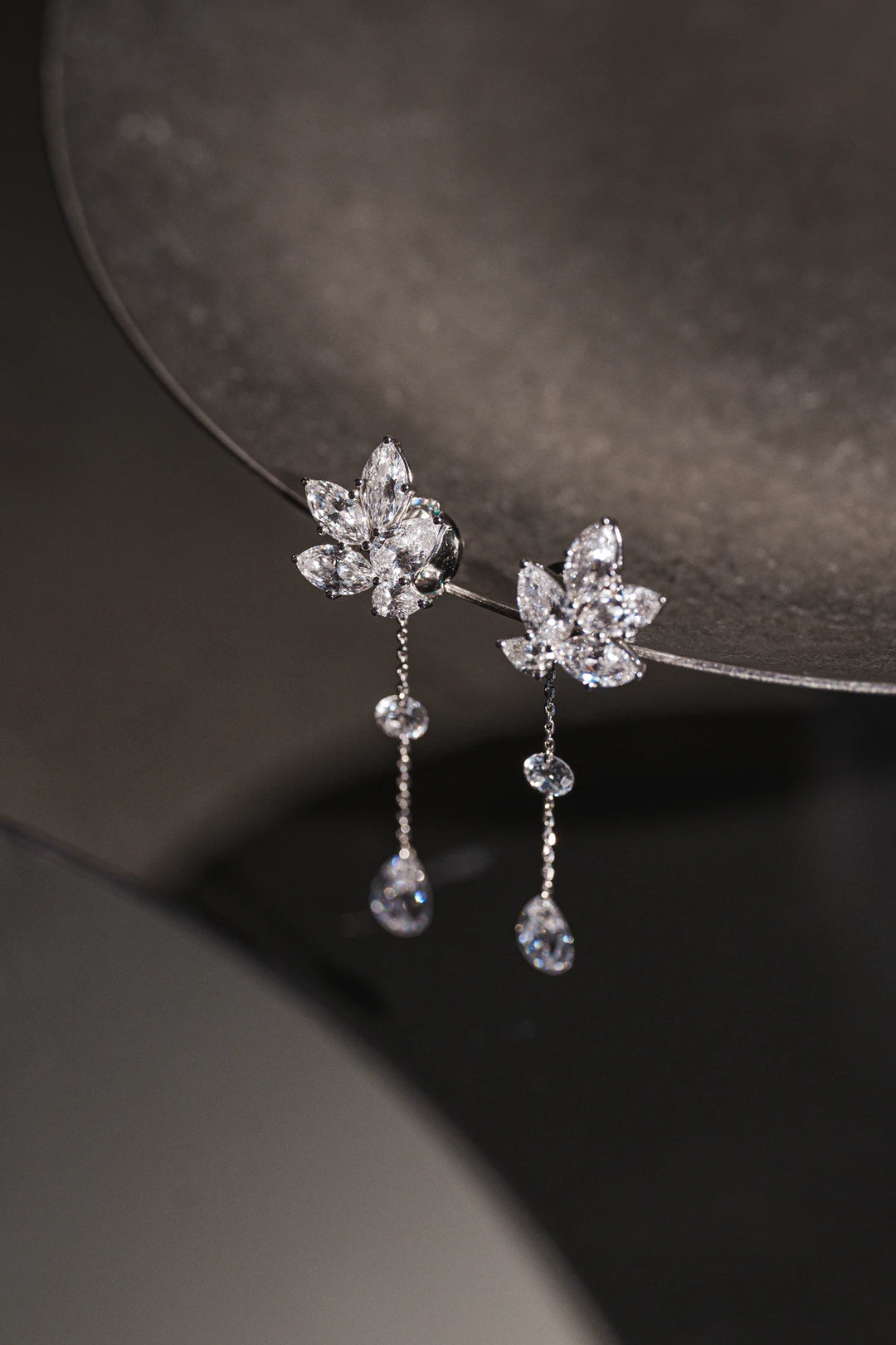 Dew Drop Cluster Earrings