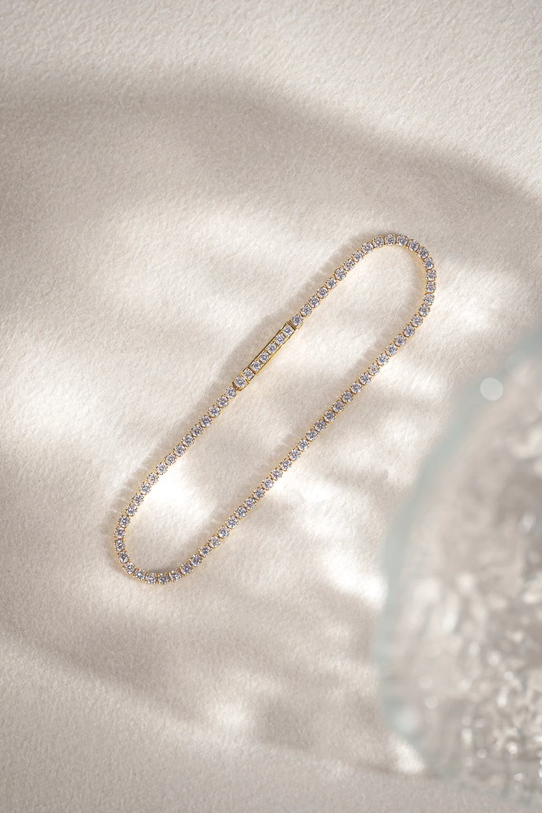 Diamond Whisper Tennis Bracelet