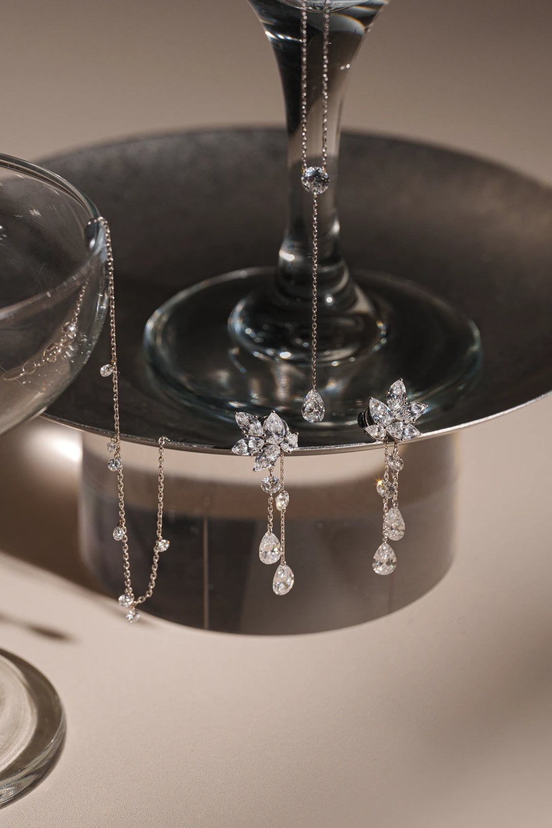 Dew Drop Cluster Earrings
