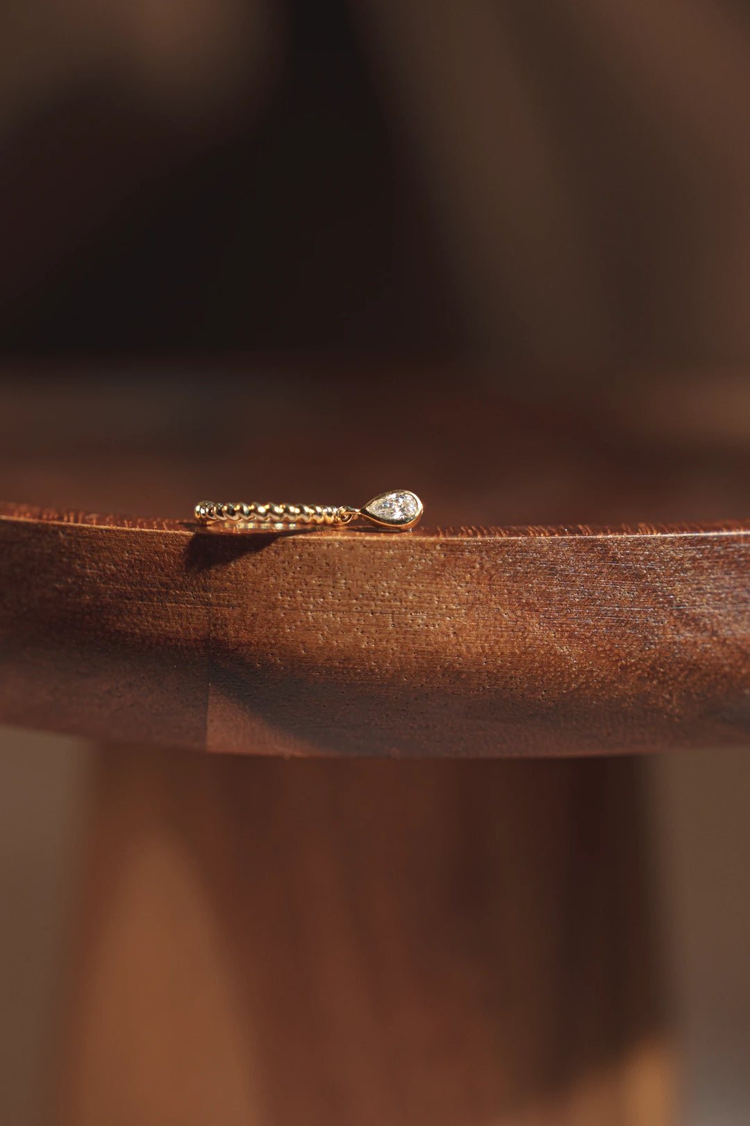 The Classics Gold Twisted Diamond Ear Cuff