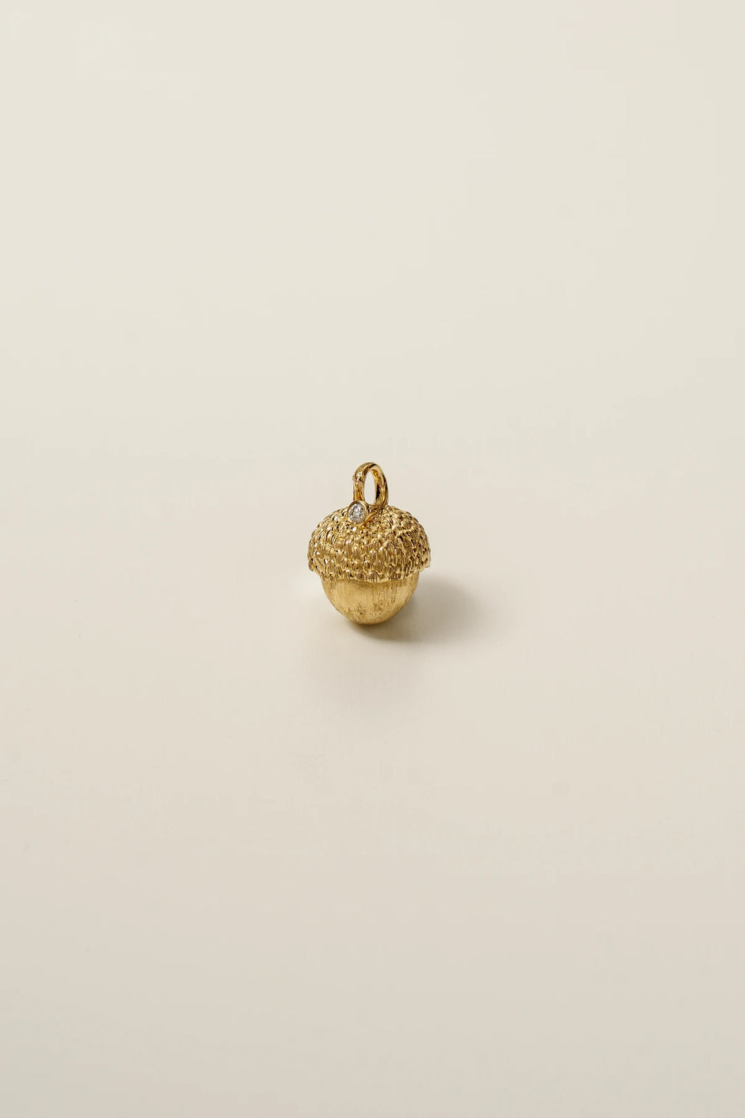 Golden Radiance Acorn Pendant