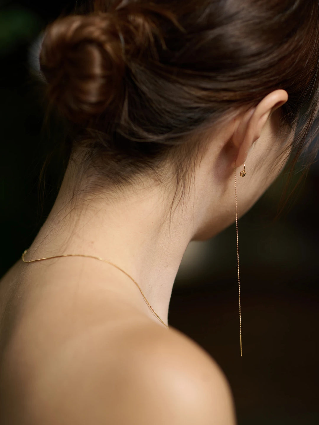The Classics Shimmering Line Threader Earring