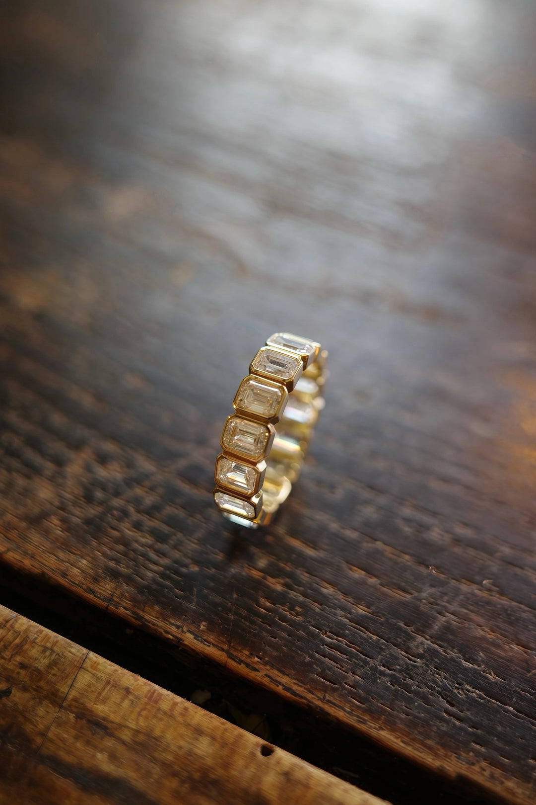 The Classics Emerald Diamond Eternity Ring