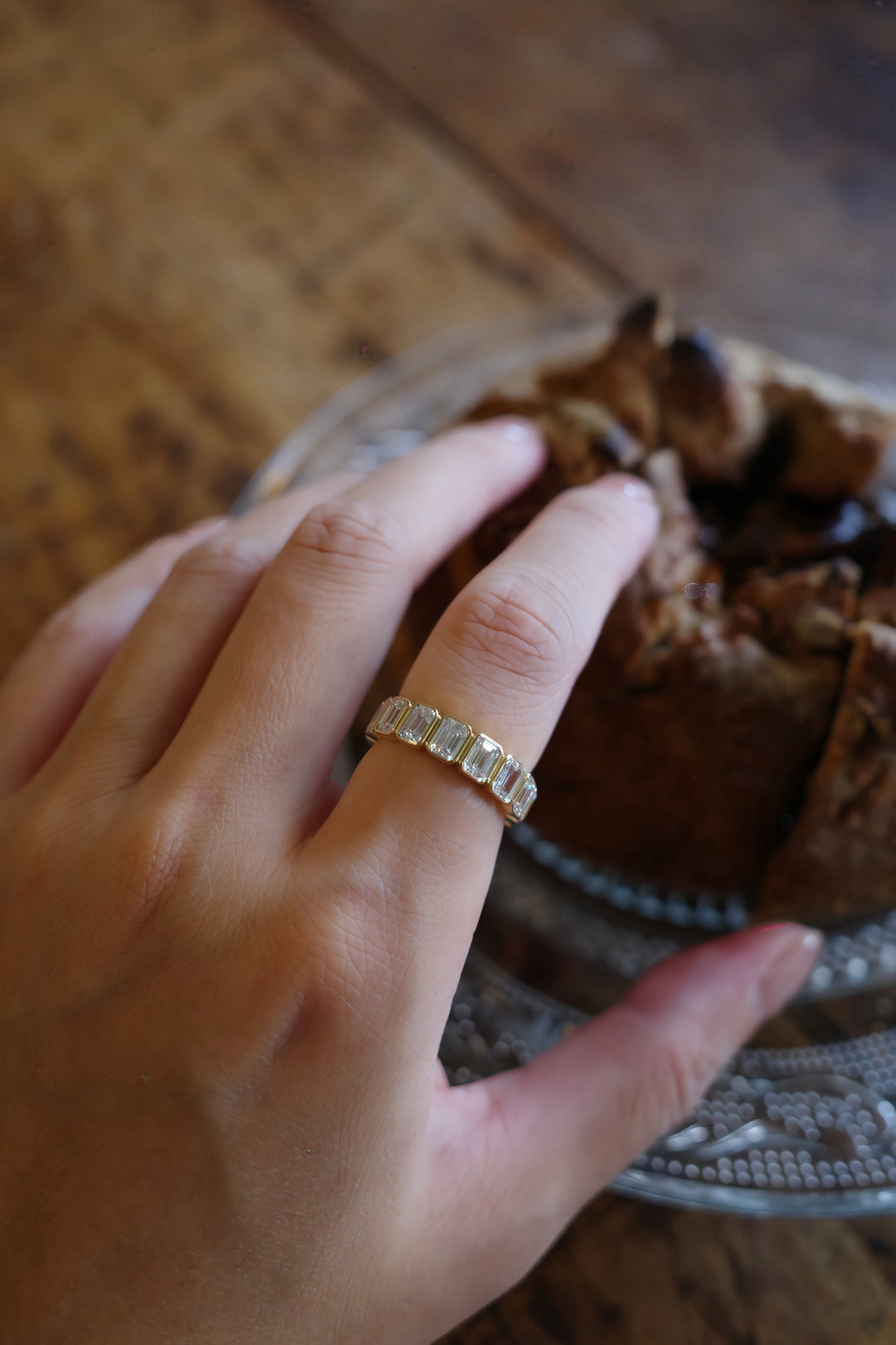 The Classics Emerald Diamond Eternity Ring