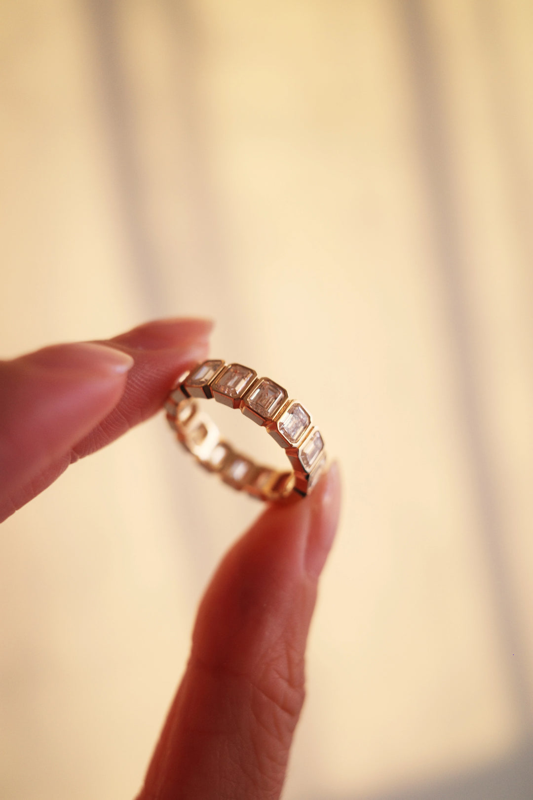 The Classics Emerald Diamond Eternity Ring